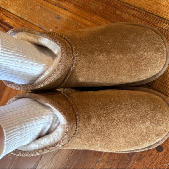 UGG Tan Suede Ankle Boots - Picture 5 of 6